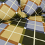 HOMETEX Blue Box Borfi Bed Sheet - HTK10074 image