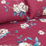 HOMETEX Clematis Maroon Bed Sheet - HTK10076 image