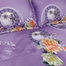 HOMETEX Ornamental Mirror Purple Bed Sheet - VIPK1078 image