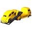 HOT WHEELS Team Transport – Volkswagen “CLASSIC BUG” Volkswagen Transporter T1 pickup #22 – yellow image