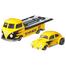 HOT WHEELS Team Transport – Volkswagen “CLASSIC BUG” Volkswagen Transporter T1 pickup #22 – yellow image