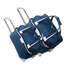 HTS 20 And 24 inch Rolling Duffel Travel Trolley Bag (Royal Blue) image