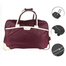 HTS 20 And 24 inch Rolling Duffel Travel Trolley Bag (Coffee) image