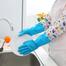 Half Hand Kitchen Gloves One Pair - Blue image