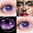 Halloween Cosplay Purple Color Contact Lenses image