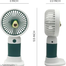 Hand Table Mini Clip Fan USB Portable Charge Battery Desk Cooling Small Fan(Any Colour) image