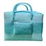 Handmade Plastic Hand Bag | Small Bag with Pocket- 14x10x7 Inch image