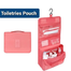 Hanging Toiletry Bag For Travel - Waterproof Makeup And Shaving Organizer image