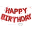 Happy Birthday Letter Foil Balloon Birthday Party Decoration image