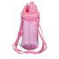 Happy Kiddo Water Bottle 450 ML Trans Pink image