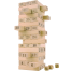 【Happy One】Creative 18cm Jenga Novel Wooden Rainbow Digital Building Block Brain Game Toy Kids Entertainment Intelligence Interaction Toys image