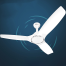 Havells Stealth Air 48 Inch BLDC Energy Savings Remote Ceiling Fan (White) image
