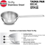 Hawkins Triply Stainless Steel Tadka Pan Silver 2.5Cup 600ml. image