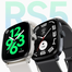 Haylou RS5 2.01 Inch AMOLED HD Display Bluetooth Calling Smartwatch - Silver image