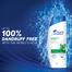 Head And Shoulders Cool Menthol Anti Dandruff Shampoo for Women And Men, 180 ML image