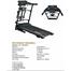 Healthfit HF-80DX Multi-function Foldable Motorized Treadmill (DC Motor 2.0 HP) image