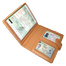 Hearts Car Document Folder Brown 1 Pcs image