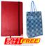 Hearts EB Note Book (Red) with One pcs Gift Bag Big free