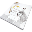 Hearts Floral Binding Khata Margin 200 Page image