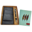 Hearts Leather Gift Set-B Black (Single Chamber) With Stylus Notebook FREE image