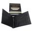 Hearts Leather Money Bag - Black (Single Chamber) With Pocket Notebook Medium FREE image