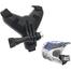 Helmet Chin Mount and Mobile Holder For Smartphone and Action Camera- Black image