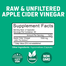 Herbtonics Raw Apple Cider Vinegar 1500 mg 120 Veg Tablets -433650933 image