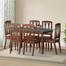 Regal Heritage Wooden Dining Set | TDH-333 AND CFD-333 ( 6 PCS Chair ) image