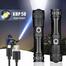 High Lumens LED XHP50 Tactical Flashlights with Rechargeable Battery Waterproof Zoomable Super Bright Torch Light image