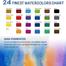 Himi Watercolor Tube Set- 12ml (24 Colors) image