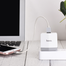 Hoco C13 Quick Charger QC 3.0 USB Wall Charger Adapter Plug - White image