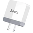 Hoco C13 Quick Charger QC 3.0 USB Wall Charger Adapter Plug - White image