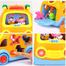 Hola 988 Baby Toys Innovative Vehicle Happy Bus Toy With Music and Light and Blocks Kids Early Learning Educational Toy Gifts image