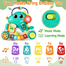Hola Baby Toys 6 12 Months Baby Piano Infant Toys For 9 12 Months Dinosaur Musical Light Up Baby Toys For 6 9 12 18 Months Early Learning Educational Toys For 1 Year Old Boys Girls Birthday Xmas Gifts image