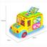 Hola Children Electric School Bus Music Car Including 8 Games and Animal Calls Early Educational Toys For Children Gift image