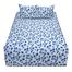 HomeTex Bed Sheet Boxelder Blue Canvas image