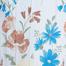 HomeTex Bed Sheet Deep Blue Daisy image