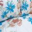 HomeTex Bed Sheet Deep Blue Daisy image