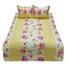 HomeTex Bed Sheet HRT Yellow Ornamental image