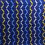 HomeTex Bed sheet Blue zigzag image