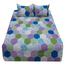 HomeTex Bed sheet Hexa Multi Swatch Green image