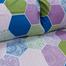 HomeTex Bed sheet Hexa Multi Swatch Green image