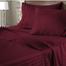 Home Tex Bed Sheet Stripe Sateen Marun image