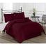 Home Tex Bed Sheet Stripe Sateen Marun image