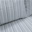 Hometex Bed Sheet Vertical Stripe Black and White image