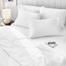 Hometex Bed Sheet White Charm Sateen image