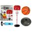 Hongdeng Basketball Play Set Toy for Kids 2 in 1 Adjustable Height 170 CM with Ball and Pumper image