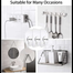 Hook Non-Marking Screw With Nut And Cap-10 Pcs image