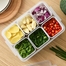 Household Food Storage Box Leakproof for Desk Refrigerator Cabinets Pantry Shelves image