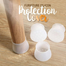 Household Table and Chair Foot Covers, Foot Protective Cover, Table and Chair Foot Anti - Slip Mat - 4 pcs image